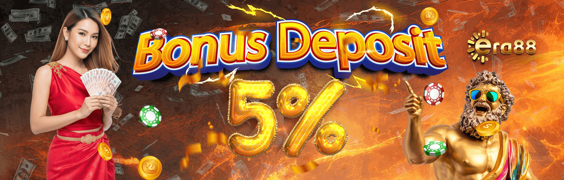 BONUS DEPOSIT 5%